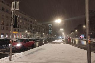 Śnieżna zima w Warszawie