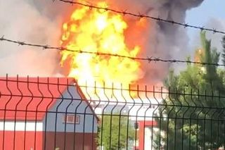 Pożar wagonów Orlenu