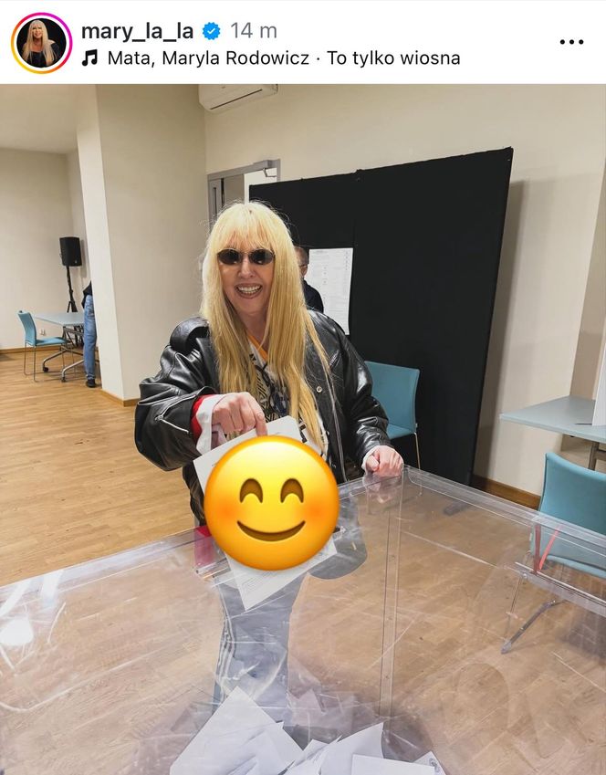 Wybory Prezydenckie 2025: Maryla Rodowicz 