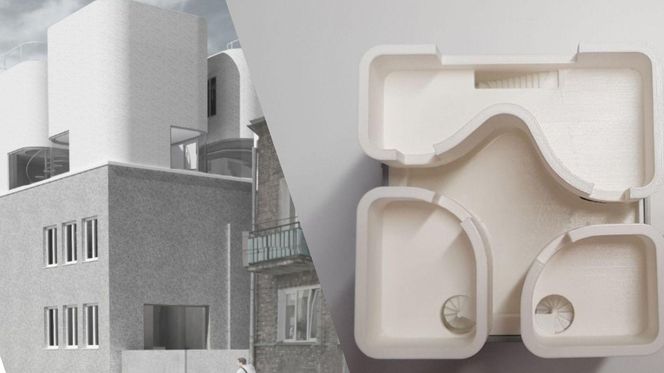 Nadbudowa przy Jarocińskiej 19 w Warszawie - projekt