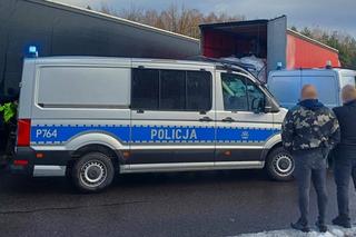 Na miejsce przyjechała policja i straż graniczna