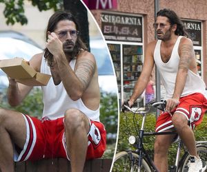 Radzimir Dębski umówił się ze znajomymi na burgera