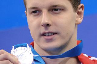 SREBRO Konrada Czerniaka na Mistrzostwach Świata w pływaniu na 100 metrów stylem motylkowym. Pierwszy Phelps