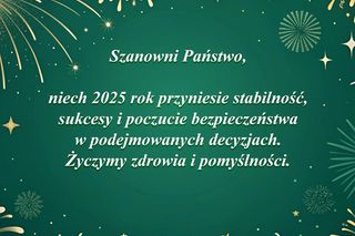 Kartki z życzeniami na Nowy Rok - biznesowe dla pracowników lub klientów