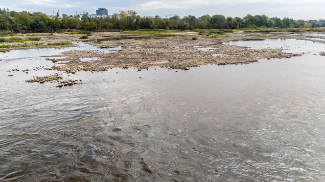 Wisła w Warszawie 27 sierpnia 2025 rano