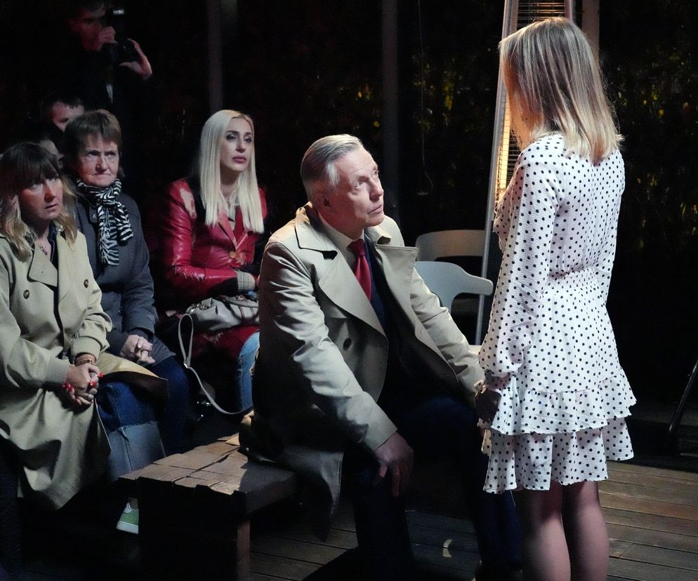 Barwy szczęścia odc. 3154.  Henryk Kępski (Zbigniew Suszyński), Grażyna (Kinga Suchan)