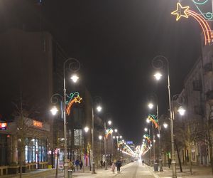 Świąteczne iluminacje 2024 w centrum Kielc