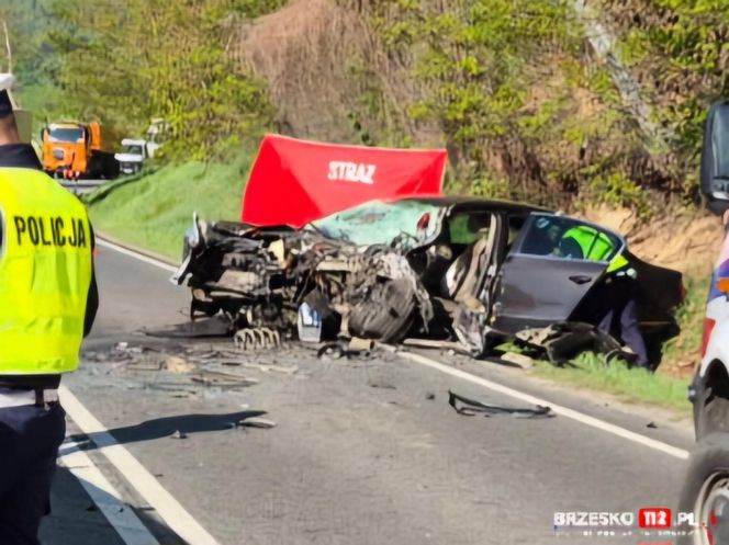 Poważny wypadek w Małopolsce. Wielu poszkodowanych. Droga zablokowana