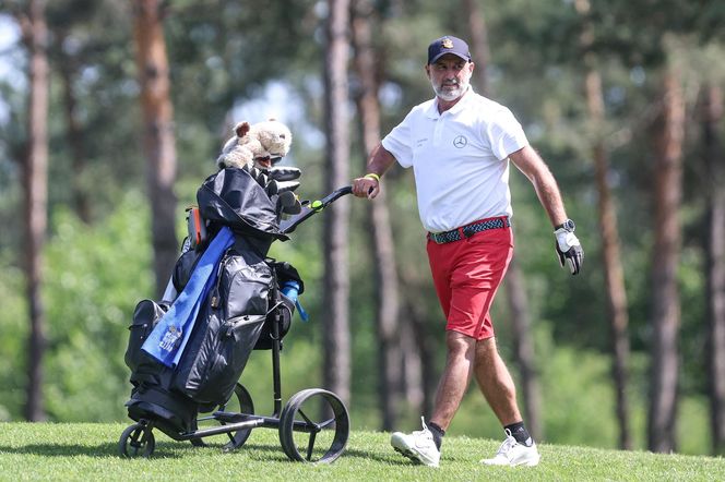 Michał Probierz na polu golfowym