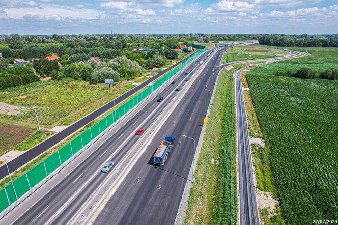 Budowa S7 Płońsk - Czosnów, odcinek od węzła Modlin do węzła Czosnów