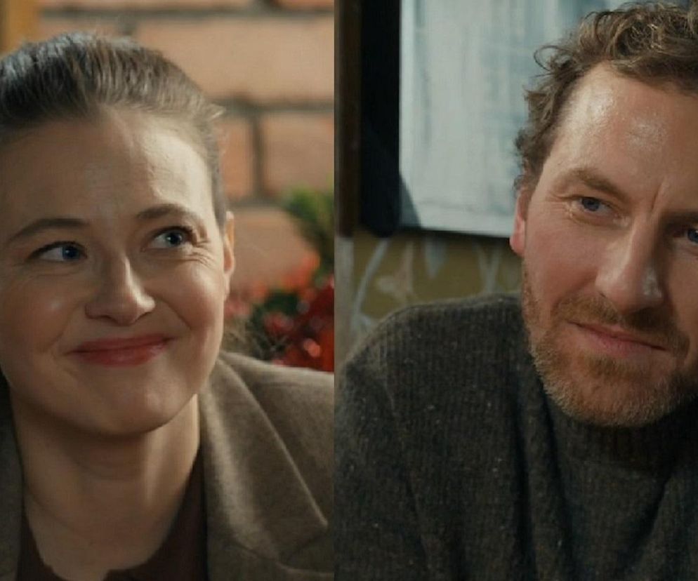 Barwy szczęścia. Gabrysia (Marta Juras), Szczepan (Robert Gulaczyk)