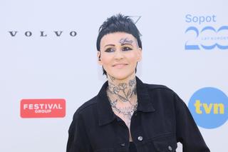Nowy tatuaż na twarzy Agnieszki Chylińskiej podczas Top Of The Top Sopot Festival 