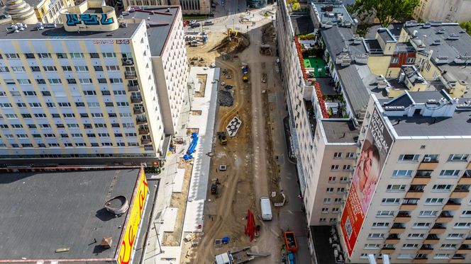 Remont ulicy Złotej w Warszawie z tunelem do placu Centralnego