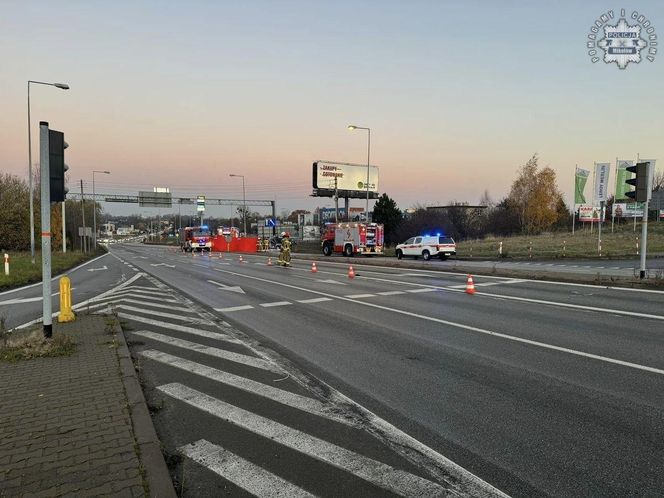 Tragiczny wypadek w Mikołowie. Kierowca spłonął w samochodzie 