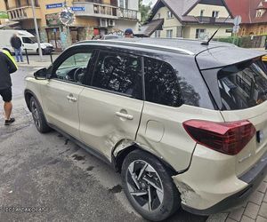  Ponad 3 promile i rajd po centrum Zakopanego. Zakończył jazdę na ścianie budynku