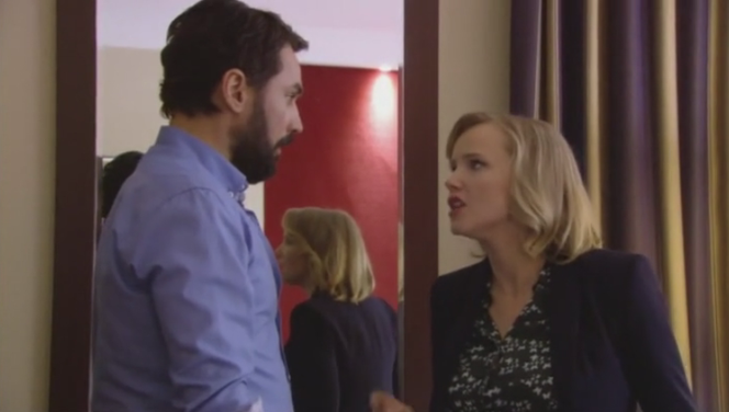 O mnie się nie martw 2, odcinek 5, Iga Małecka (Joanna Kulig), Filip Bonnet (Piotr Jankowski)