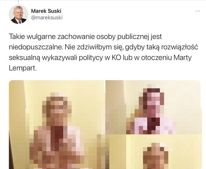 wpis Marka Suskiego na Twitterze