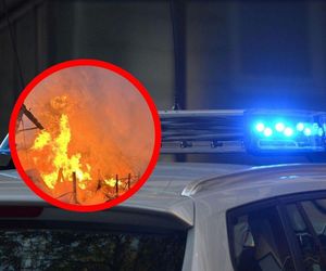 Spalone zwłoki w pustostanie w Ludwinowie. Ofiarę znaleziono z maską gazową na głowie