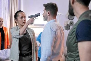 Pierwsza miłość po wakacjach 2023. Kacper (Damian Kulec), Marysia (Aneta Zając), Sara (Anna Prus)