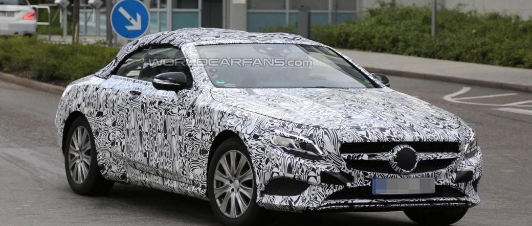 Mercedes Klasy S Cabrio - zdjęcia szpiegowskie