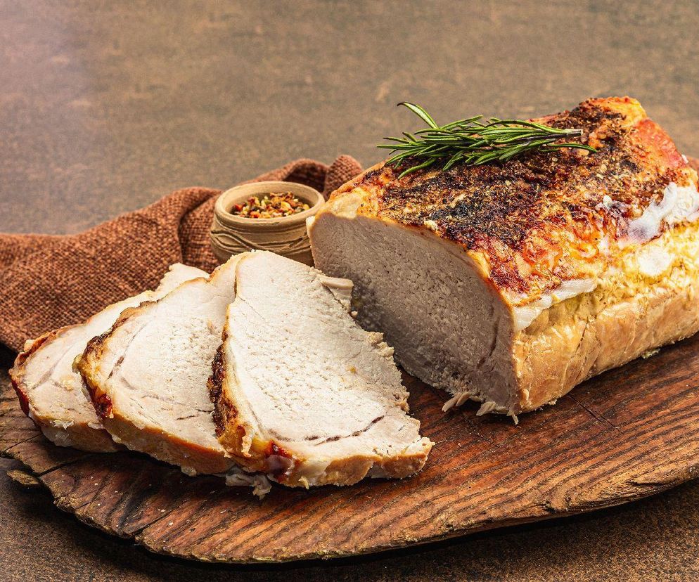 schab marynowany w owocach