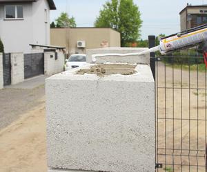 Ogrodzenie z pustaków betonowych 