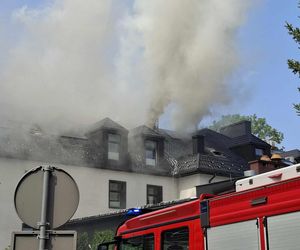 Pożar hotelu w Starachowicach. Jest apel strażaków 