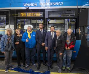 Wanda Rutkiewicz została patronką tramwaju we Wrocławiu