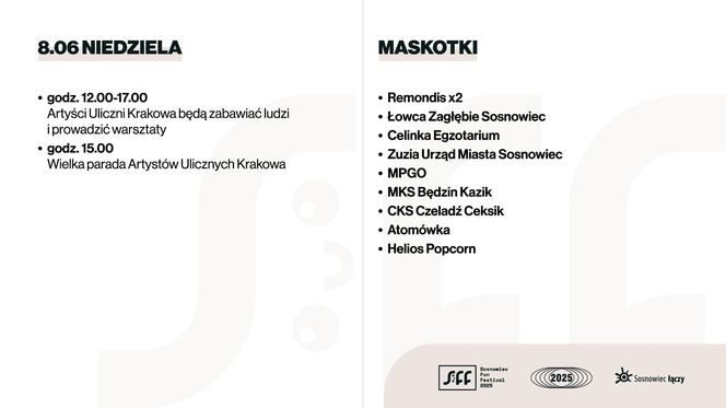 Dni Sosnowca 2025. Szczegółowy program wydarzeń