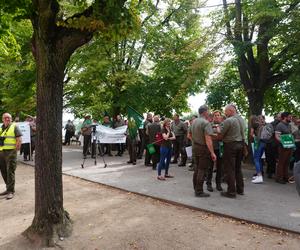 Protest leśników Szczecin 2024 