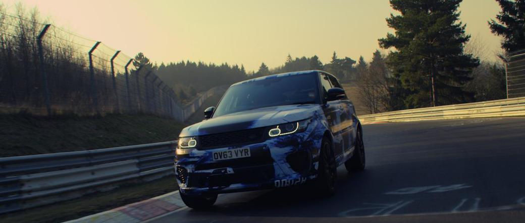 Range Rover Sport SVR na torze Nurburgring