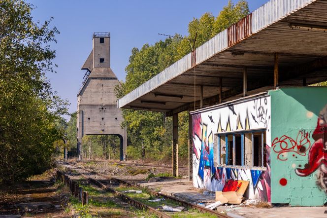 Wieża do nawęglania parowozów - Warszawa-Odolany