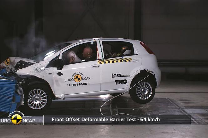 Fiat Punto crash test Euro NCAP