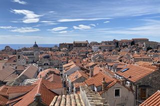 Dubrownik, widok z murów obronnych