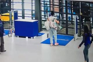 Ukradła i schowała się przed policją za drzewem