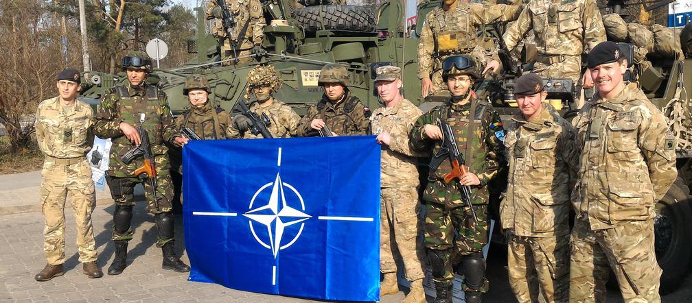 Żołnierze NATO zatrzymali się w Warszawie