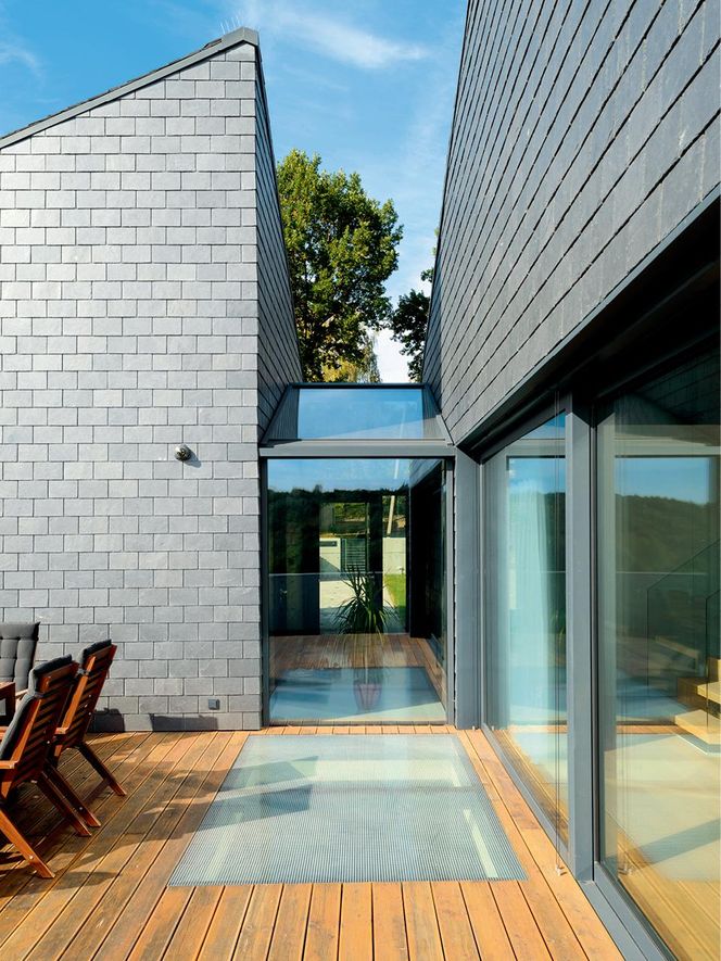 Nietypowe bryła i wnętrza śląskiego domu