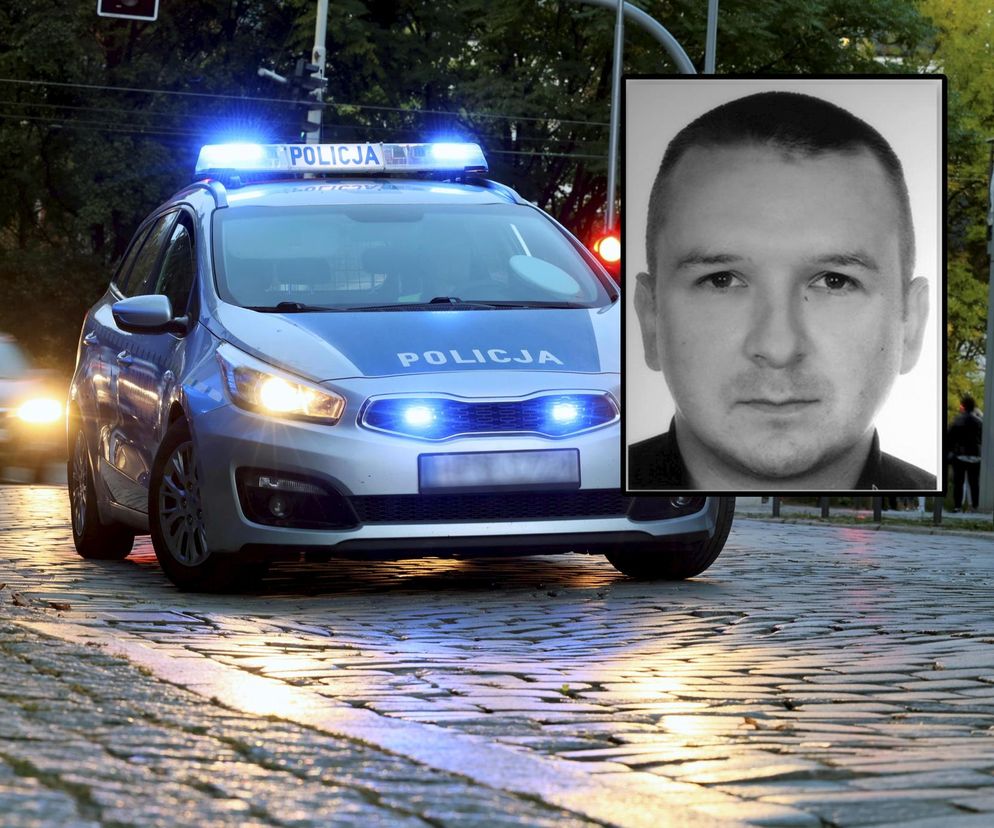 Tragiczna śmierć policjanta. Tomasz miał zaledwie 37 lat. Wspaniały człowiek, policjant, przyjaciel