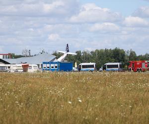 Wypadek samolotu w miejscowości Chrcynno