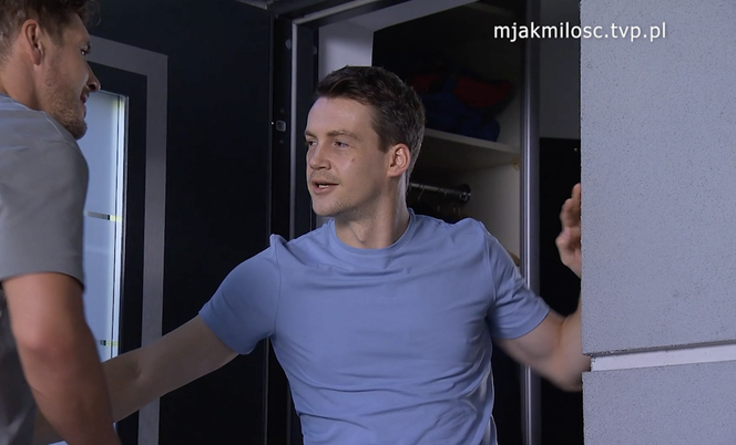 M jak miłość. Jakub Karski (Krzysztof Kwiatkowski), Marcin (Mikołaj Roznerski)
