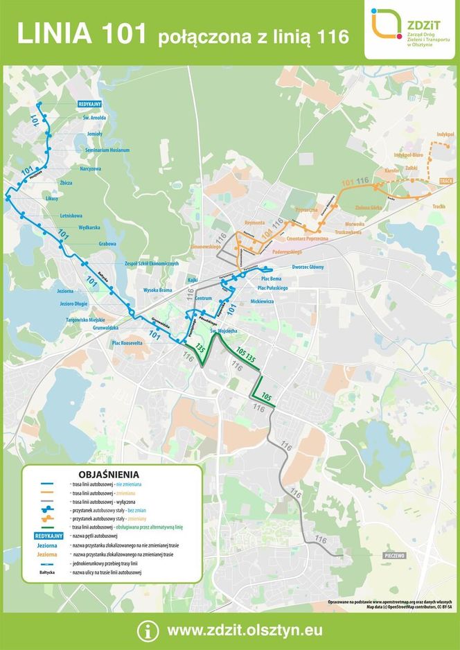 Trzy nowe linie autobusowe w Olsztynie. Ogromne zmiany w komunikacji miejskiej