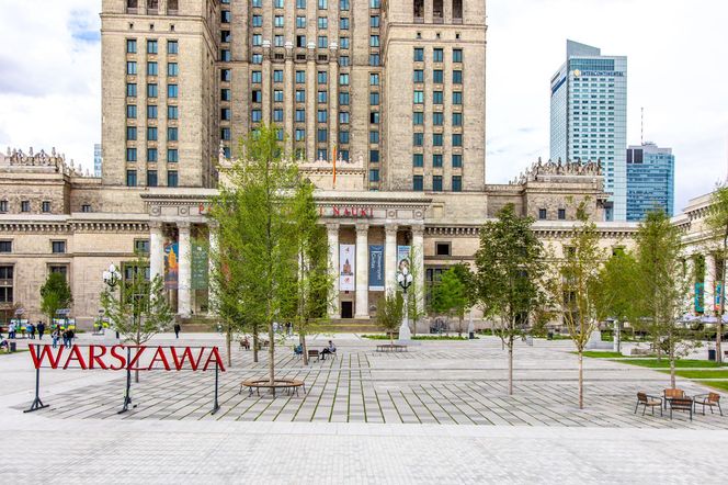 Plac Centralny Warszawa, sierpień 2025