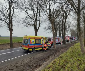 Poważny wypadek na trasie Radoszyn - Chociule pod Świebodzinem