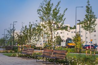 Park nad tunelem POW na Ursynowie - nowy odcinek otwarty na początku września 2025