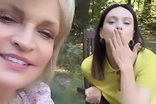 Barwy szczęścia nowy sezon na planie. Małgorzata (Adrianna Biedrzyńska), Natalia (Maria Dejmek)