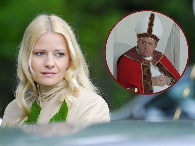 Małgorzata Kożuchowska, papież Franciszek