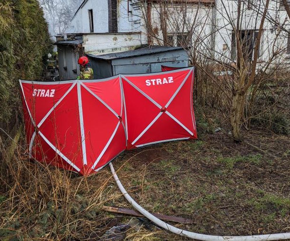 Leżała nieprzytomna, dym buchał z okien jej domu. Strażacy próbowali ją ocalić 