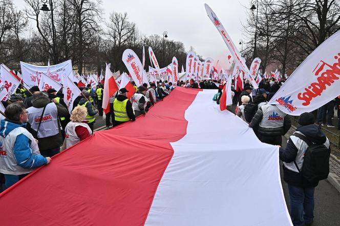 Strajk generalny rolników w Warszawie