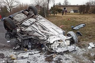 Tragiczny wypadek w Puszczy Miejskiej koło Rypina. Straszna śmierć kierowcy osobówki