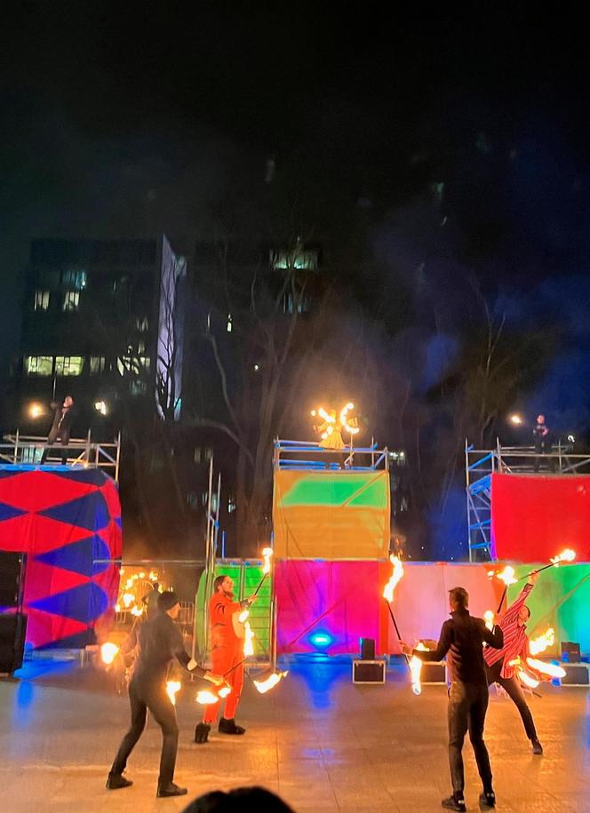 Lublin żegna się z tytułem Europejskiej Stolicy Młodzieży. Na pożegnanie efektowny fire show